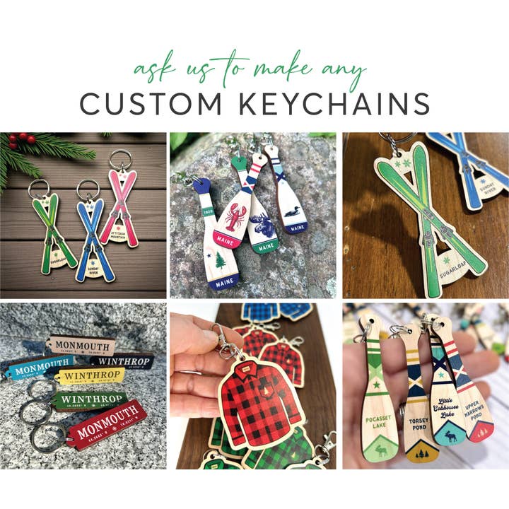 Cast & Carve - Wholesale Keychain - Unisex - Paddle Keychains with Custom Text5