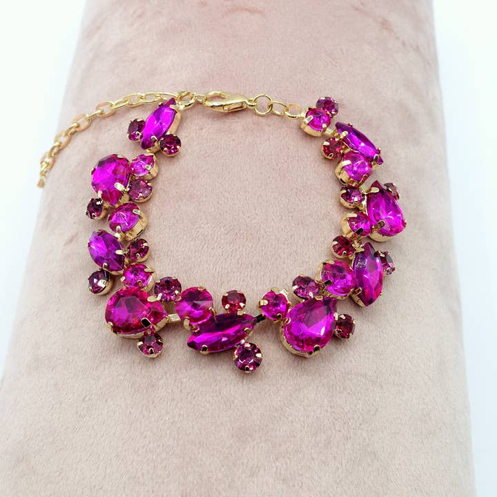 Daemon srls - Wholesale Charm/Dangle Bracelet - OPHELIA ~ Bracciale con pietre sfaccettate LUCE COLLECTION1