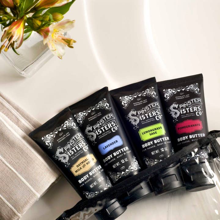 Spinster Sisters Co. / Old Salt Grooming Supply - Wholesale Body balm/butter - Cadeauset body butter: fairtrade shea- en cacaoboter3