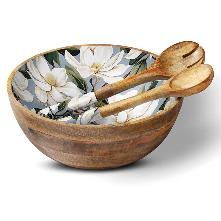 Magnolia 12" Decorative Bowl Item 1-26 PREORDER for wholesale by My Casita