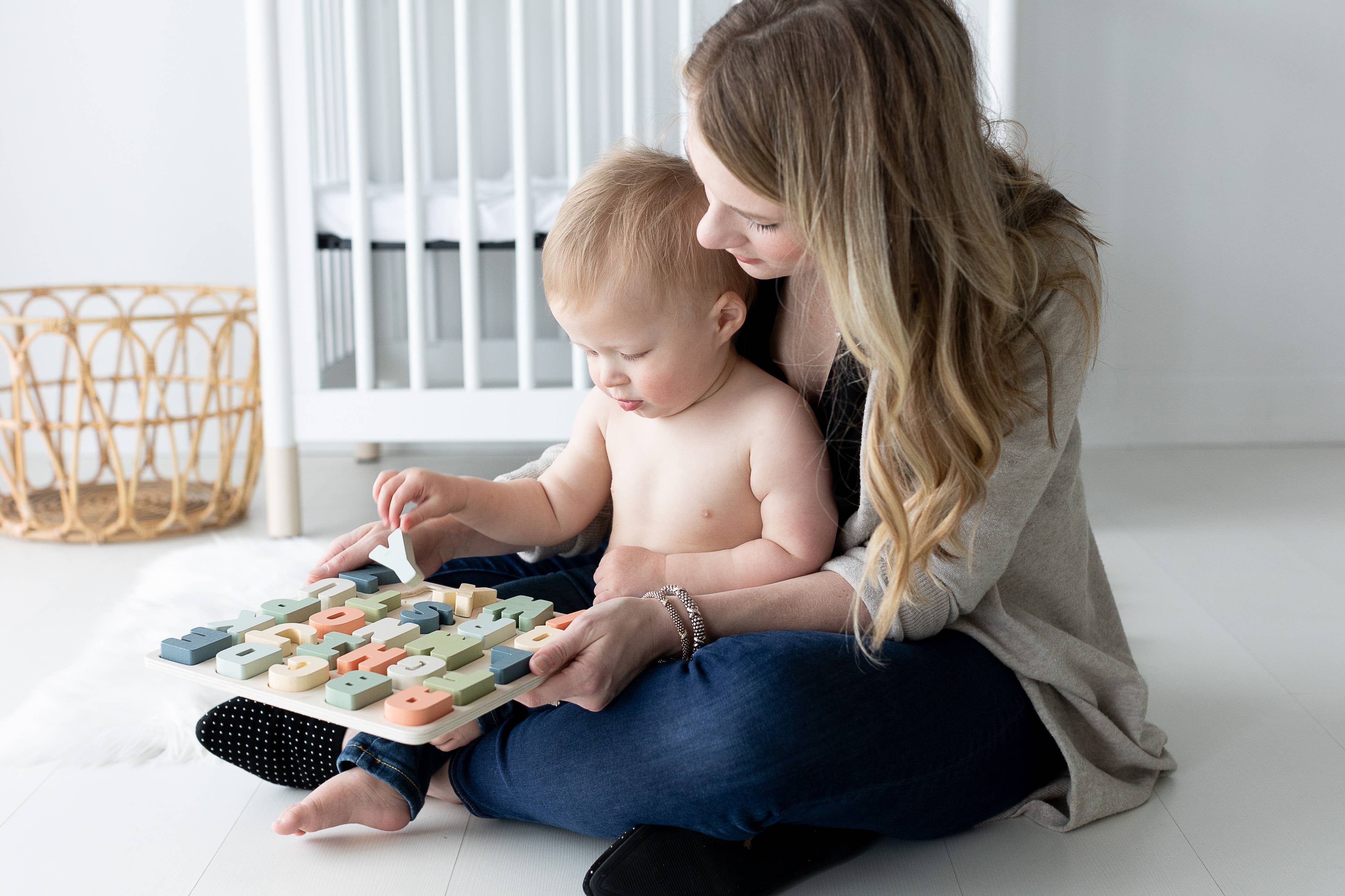 Pearhead - Wholesale Puzzle - Kids - Wooden Alphabet Puzzle, Montessori Learning Toy4