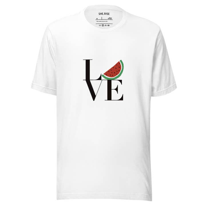 Love T-Shirt - Unisex/White for wholesale by She.Rise