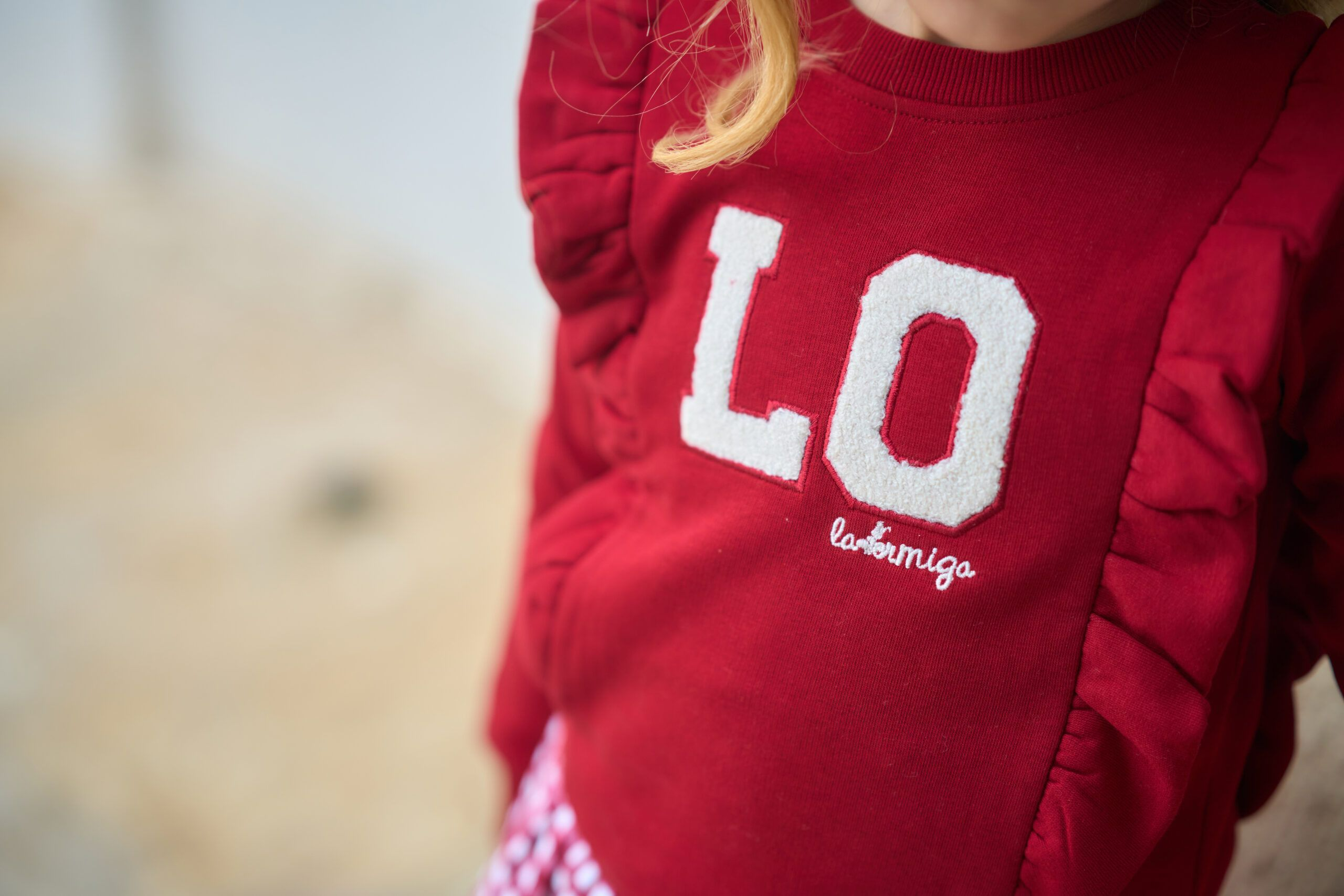 La ormiga - Wholesale Clothing Set - Baby - Braga Skirt + Bordeaux Vichy Sweatshirt Set3