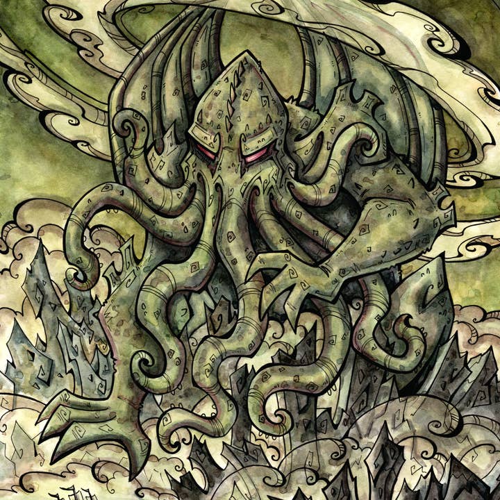 Corinne Roberts Illustration - Wholesale Postcard - Postcard - Cthulhu