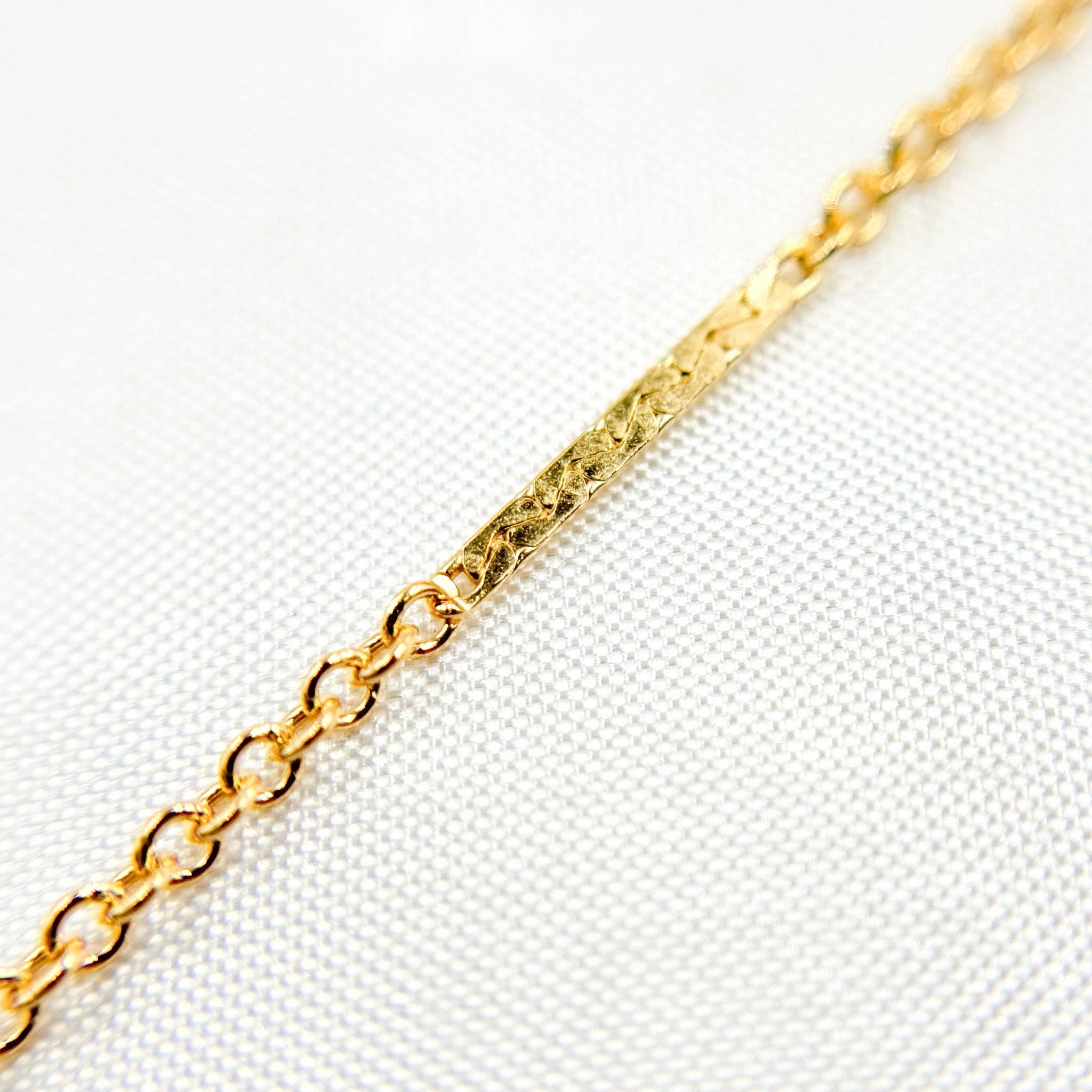 Jewels & Chains - Wholesale Link & Chain Necklace - 1399GF. 14K Gold-Filled Cable and Bars Chain2