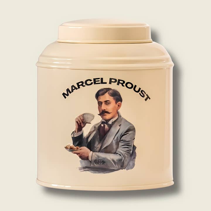 Zigzag Island - Wholesale Tea Pot - PAUSE READING METAL BOX TEA MARCEL PROUST0