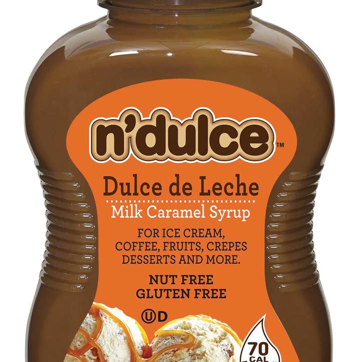 Xarope N'DULCE Dulce de Leche 12oz por atacado de N'DULCE
