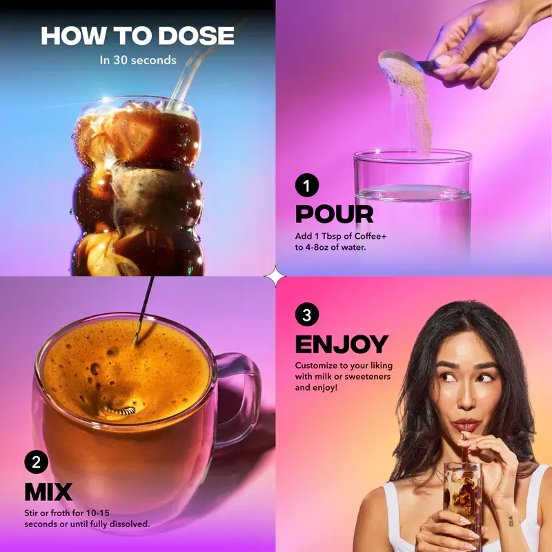 Everyday Dose - Wholesale Ground Coffee - Everyday Dose Mushroom Coffee+ : Focus, Energy & Immunity3