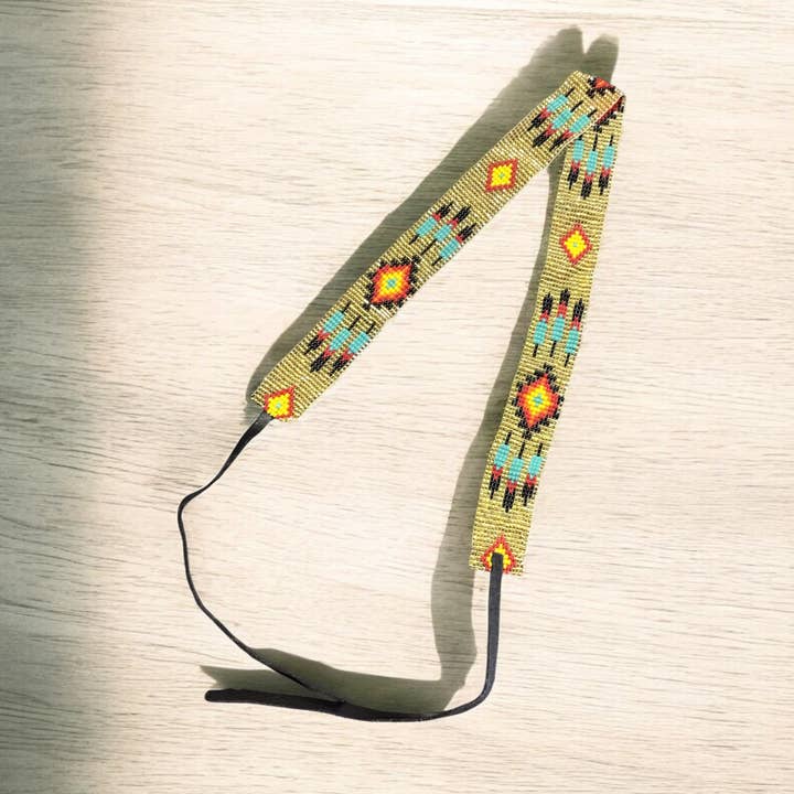 OLDTRIBES™ Beaded Golden Hatband for wholesale by OldTribes