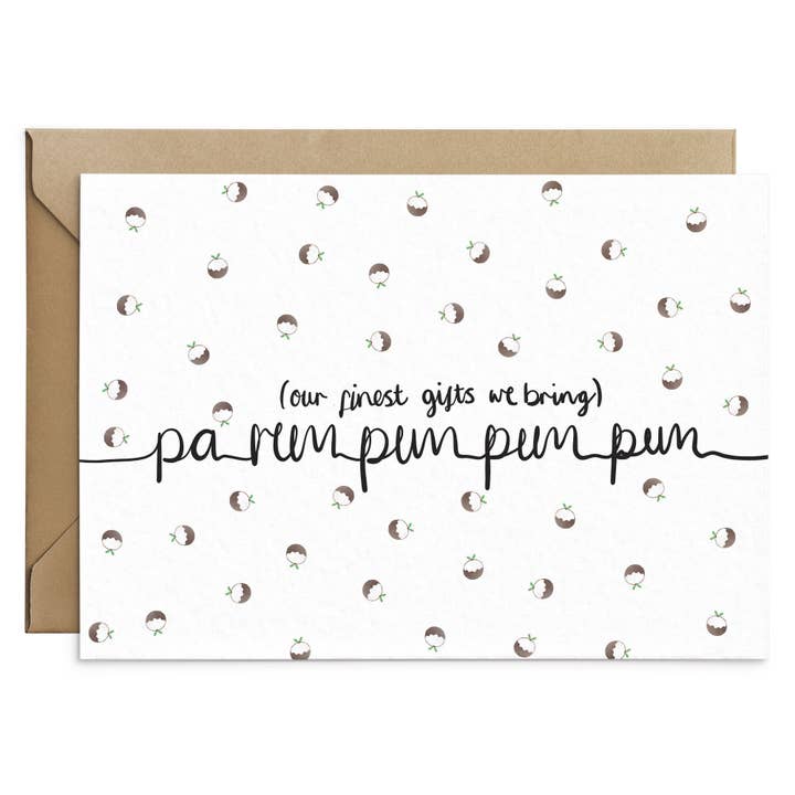 Little Drummer Boy Christmas Card for wholesale by Poppins & Co.