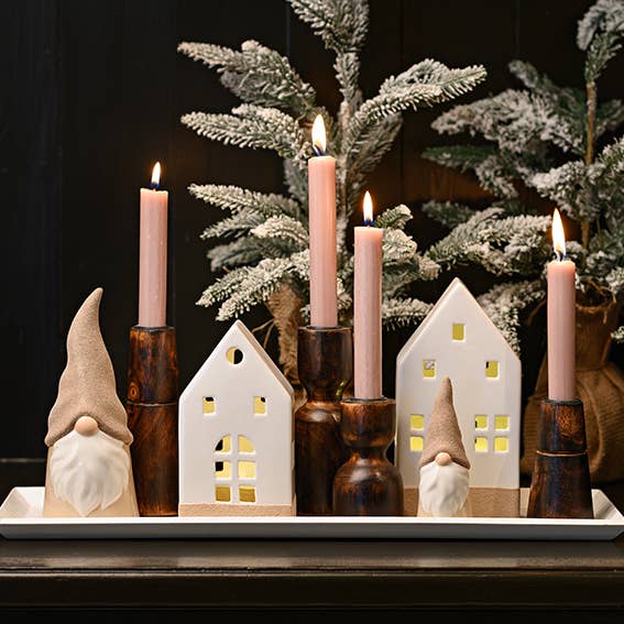 Wurm - Wholesale Artificial Plant - Fir tree with artificial snow Green (W/H/D) 30x51x30cm4