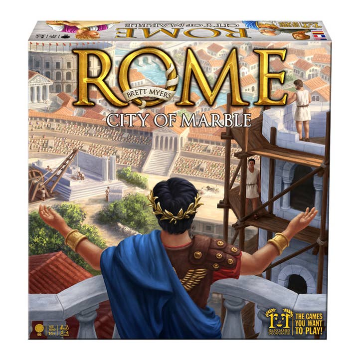 Rome: City of Marble board game for wholesale by R & R Games