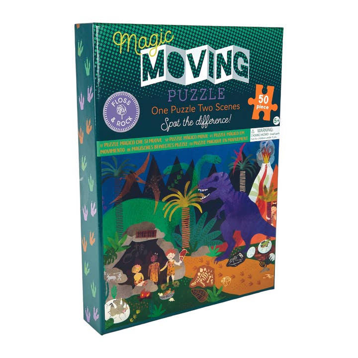 Floss & Rock Magic Moving Puzzle - Dinosaurs for wholesale by Bobangles