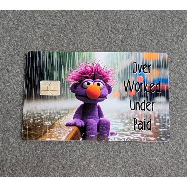 Autocolante de Cobertura para Cartão de Crédito/Débito Caught In The Rain por atacado de Snowfall Ridge LLC Accessories