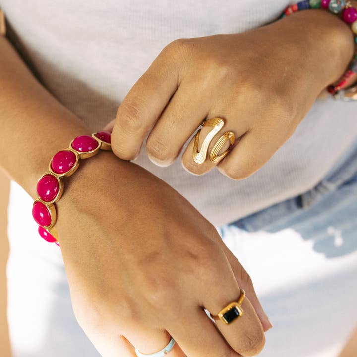 BELJOY - Wholesale Band/gestapelde ring - Rita Verstelbare Ring1