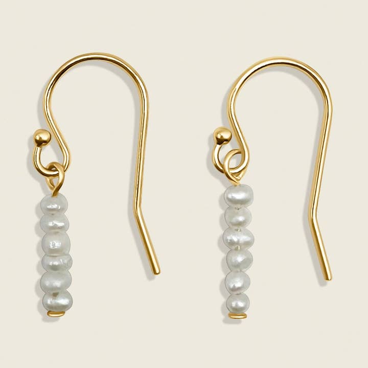 Brincos Pearl Stardust por atacado de Dainty Forces