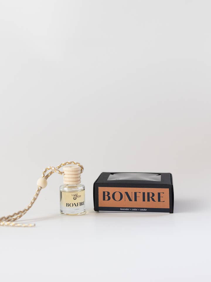 BONFIRE - Car Diffuser/Air Freshener for wholesale by Luxe & Ash Candle Co.