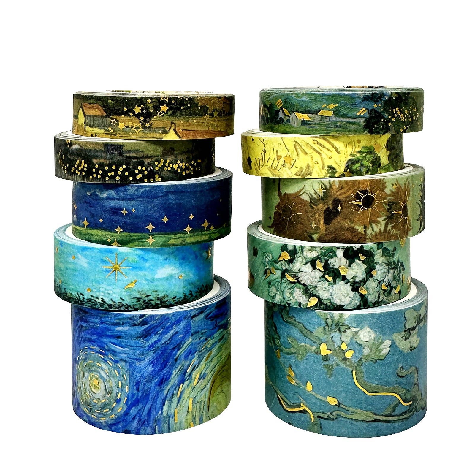 Wrapables.com - Wholesale Washi Tape - Wrapables Decorative Gold Foil Washi Tape Box Set21