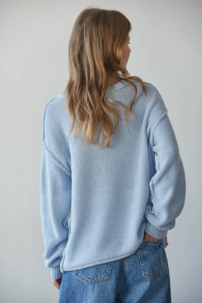 By Together - Wholesale Knitted jumper – Women′s - W1155 | Knit Sweater Crew Neck Long Sleeve Pullover Top8