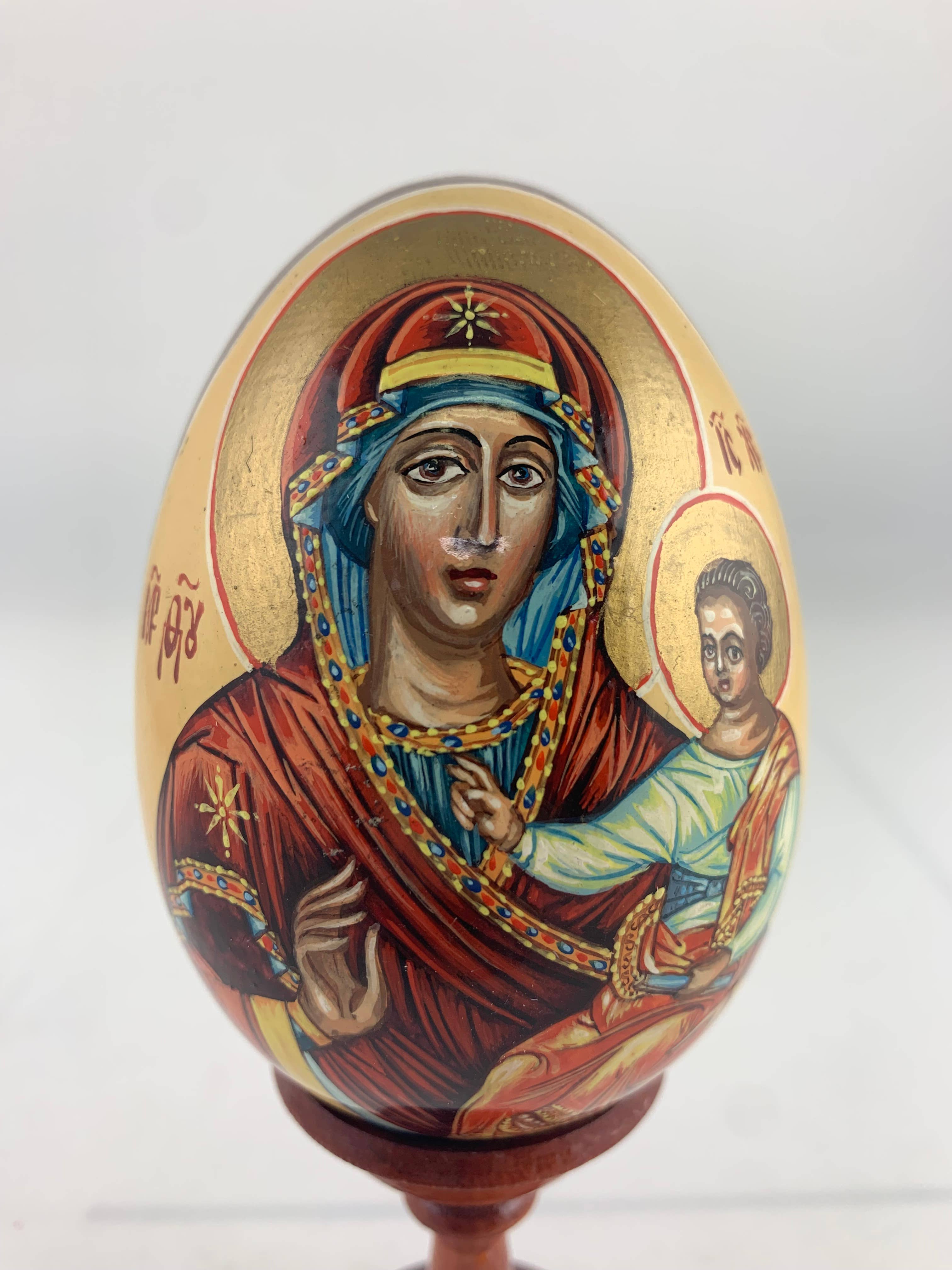 Golden Cockerel - Vendita all'ingrosso Decorazioni da tavolo - Uovo iconico ortodosso panoramico vintage27