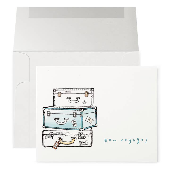 Valises Ensemble de cartes de correspondance format A2 pour la vente par Petits Mots