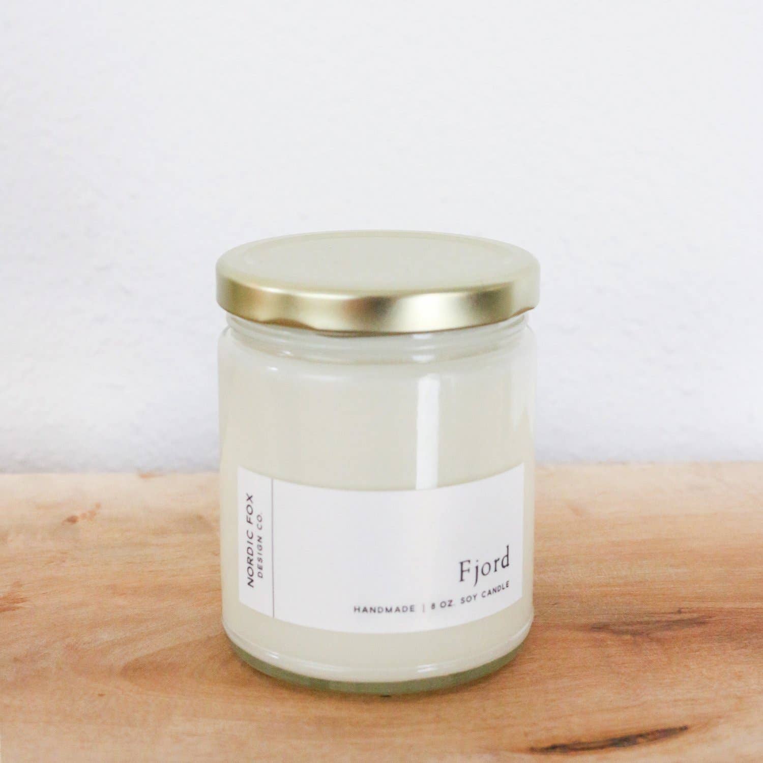 Nordic Fox Design Co. - Wholesale Jar/Filled Candle - Fjord Handmade Soy Candle0