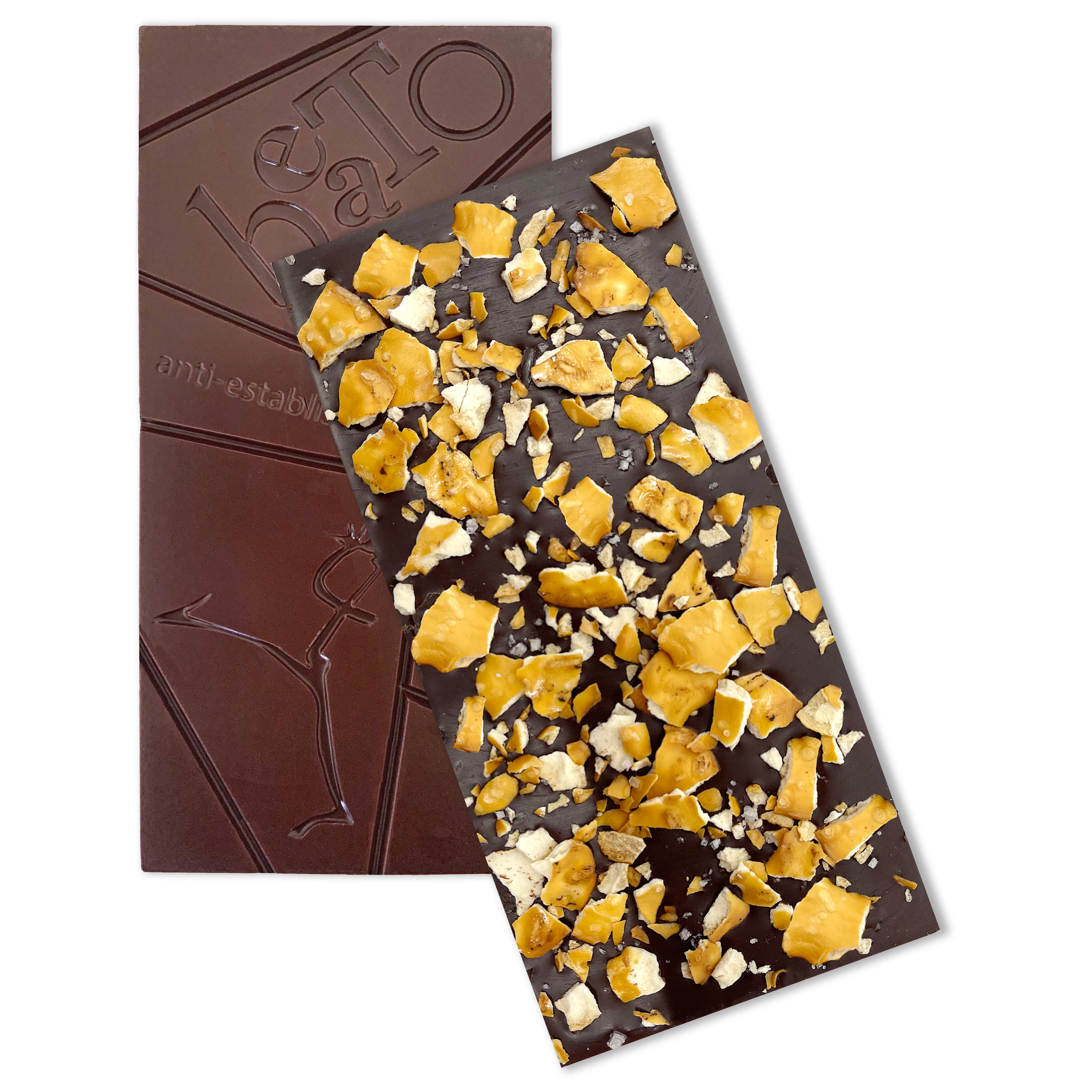 Beato Chocolates - Wholesale Chocolate Bar - Bored at a Cocktail Party Chocolate Bar (75g/2.64oz)4