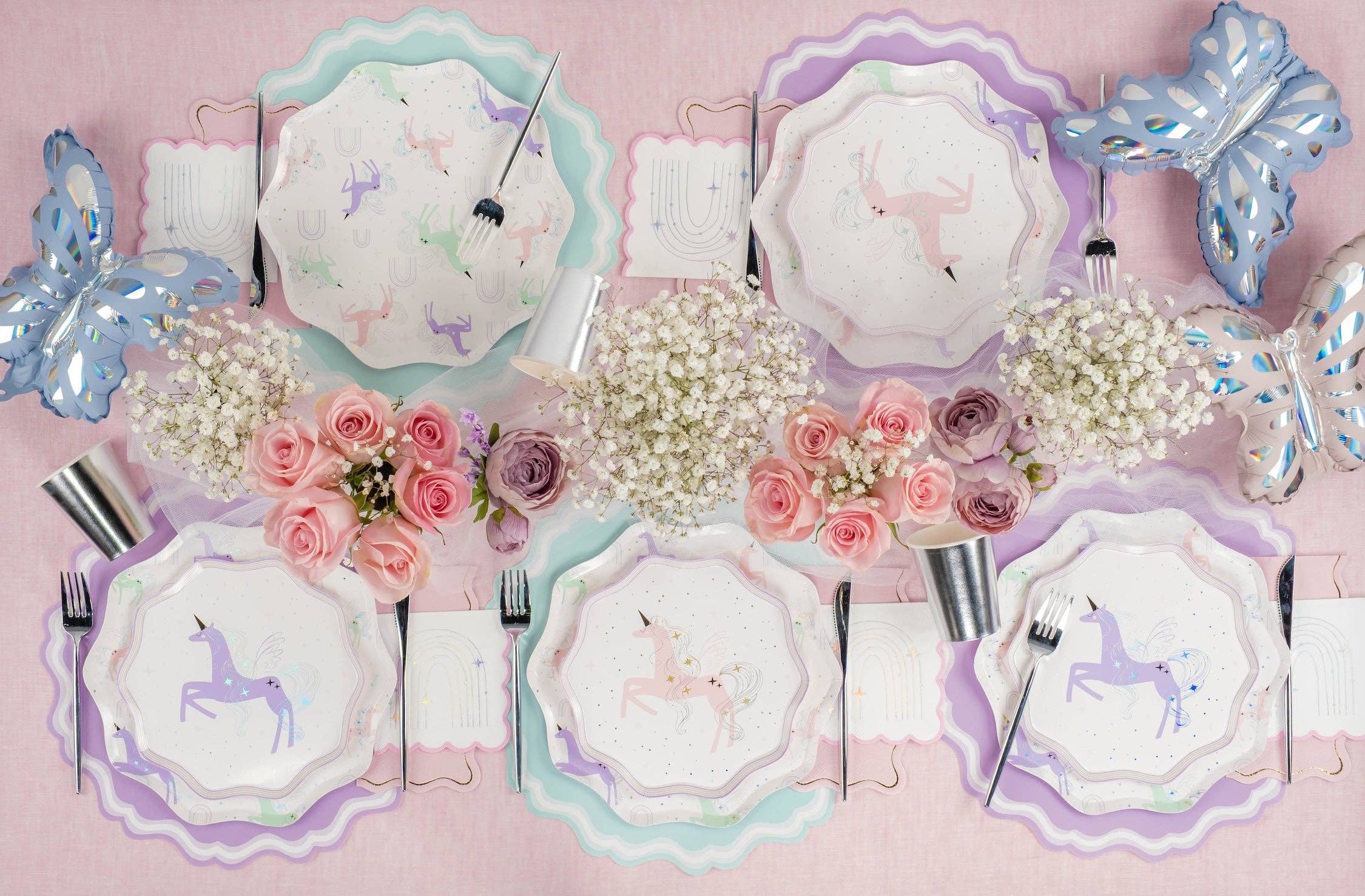 Gatherings by Curated Paperie - Wholesale Disposable Plate - UNI25-DP5- Unicorn Small Plates13