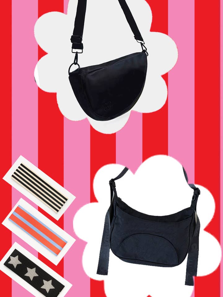 ENSEMBLE SAC CLASSIQUE & SAC/PANNEAU DE SANGLE (vacances uniquement) pour la vente par citymouse