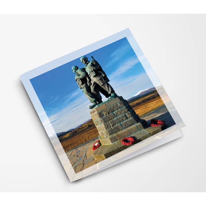 Inspiration Greeting Card Commando Memorial Spean Bridge for wholesale by Island Blue Publishing