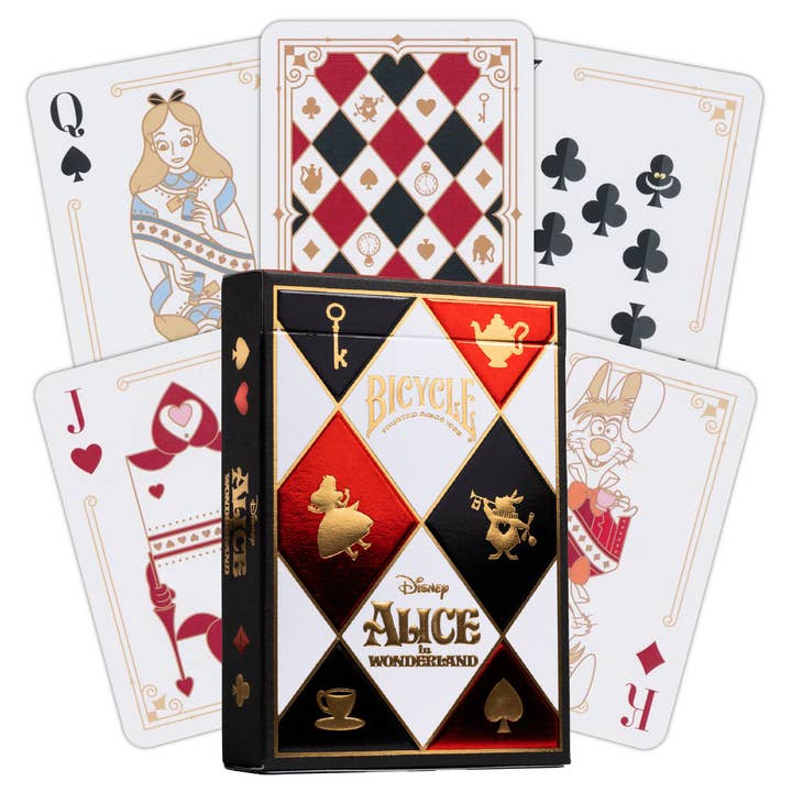 Cardshouse - Wholesale Playing Cards - Bicycle Disney Alice in Wonderland Playing Cards