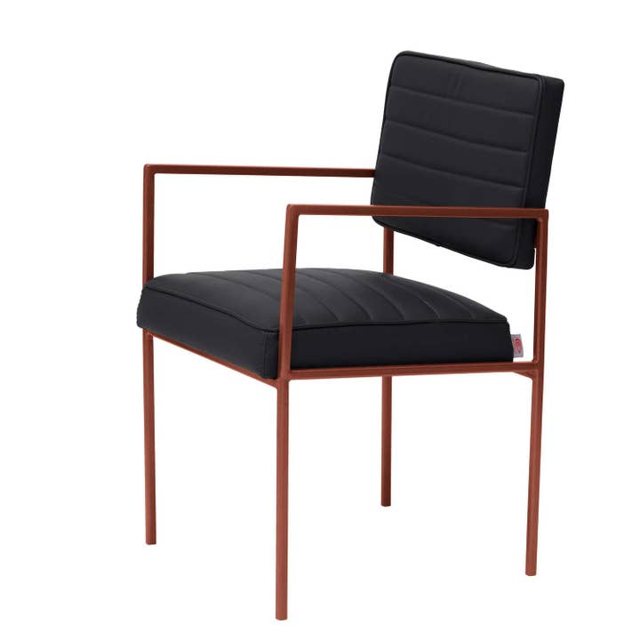 Sternzeit Design - Wholesale Chair - Cube Esstischstuhl mit Armlehnen - Leder13