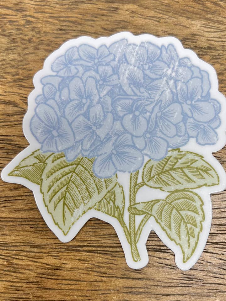Hydrangea Sticker for wholesale by SOUTHERN FRIED DESIGN BARN