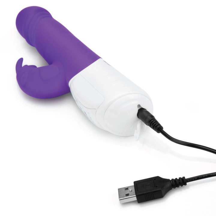 Lux Fetish Store – wholesale Sex toy – Thrusting Rabbit Vibrator with Throbbing Shaft1