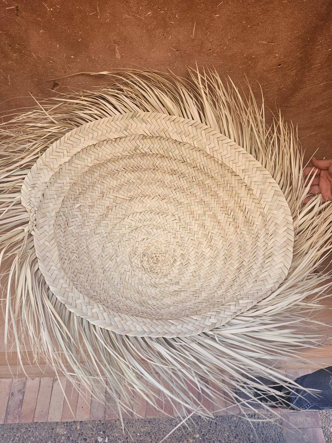 Moroccan Natural bazaar - Venta al por mayor Lámpara de araña y colgante - Lámpara colgante con pantalla esférica de paja7