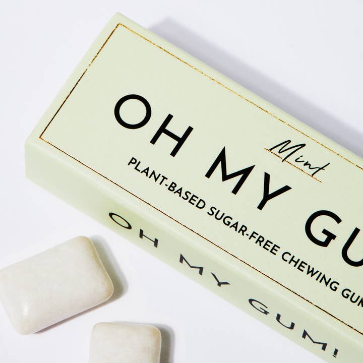 OH MY GUM! - Wholesale Chewing Gum - OH MY GUM! - MINT CHEWING GUM - PLANT-BASED SUGAR-FREE1