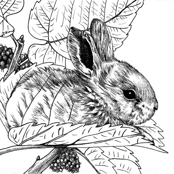 Asian American Zodiac - Wooden Rabbit for wholesale by Jenie Gao Studio LLC