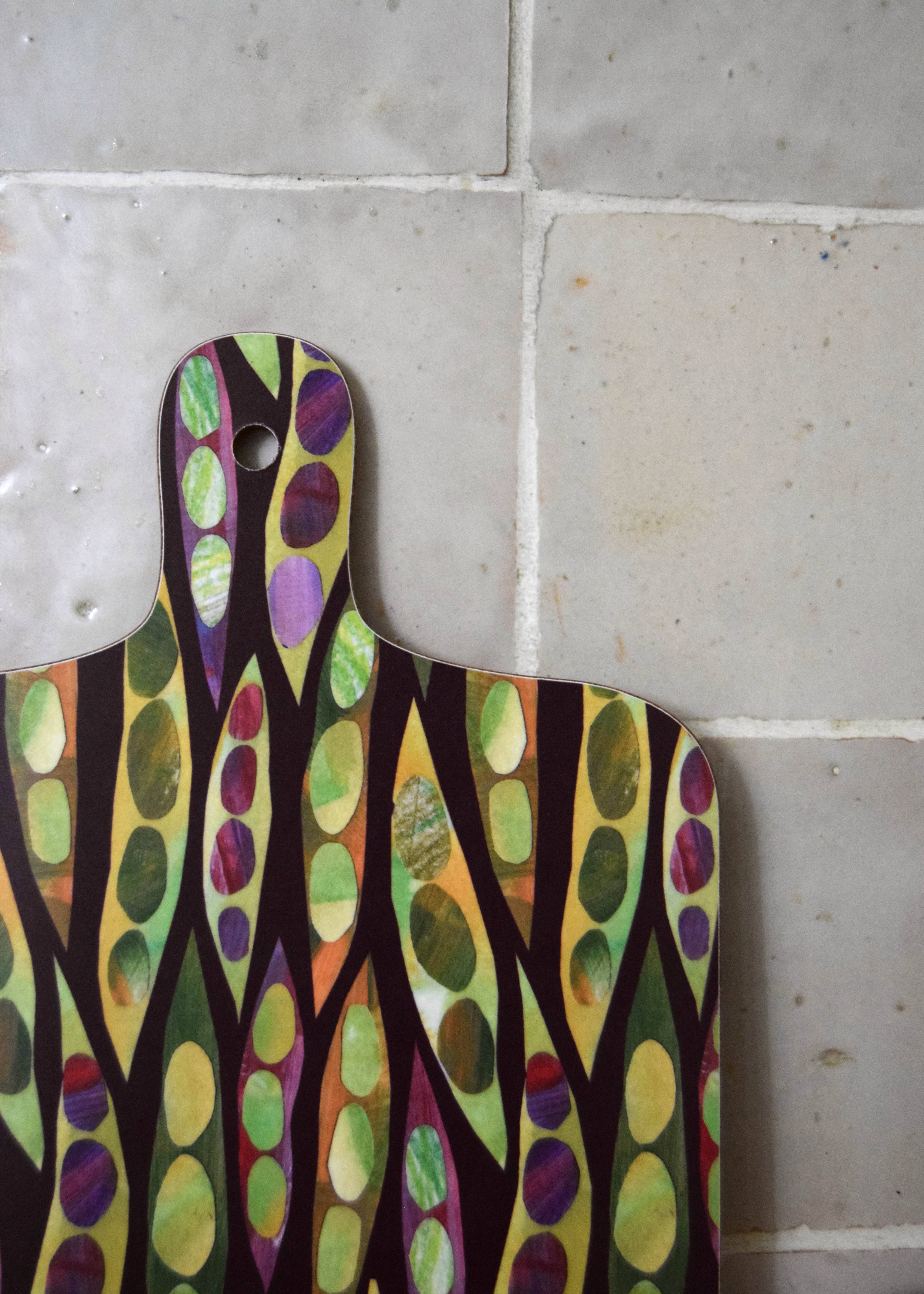 Freya Snow - Wholesale Cutting Board - Runner Beans Mini Chopping Board / Melamine Cutting Board2