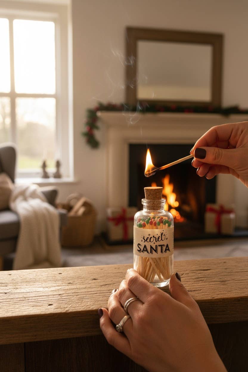 Made Market Co. – wholesale Matches – Mini Apothecary Christmas Secret Santa Matches3