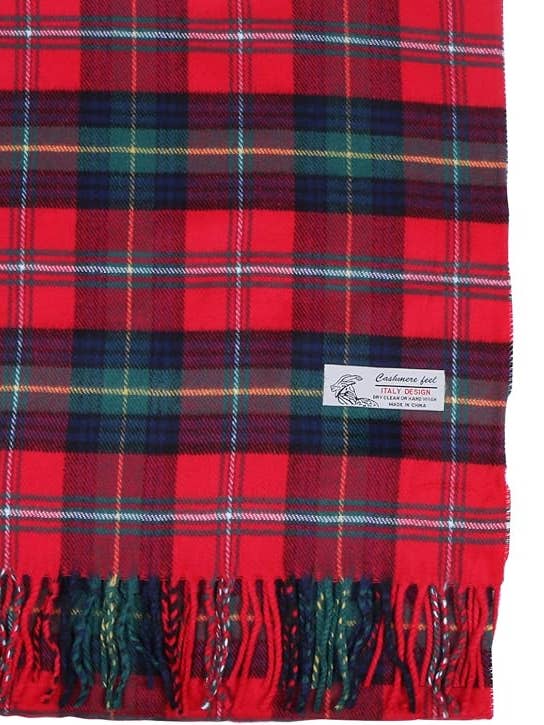 Pattern Cashmere Feel Classic Soft Luxurious Winter Scarf For Men Women Holiday Gift for wholesale by UniqueMartandHome