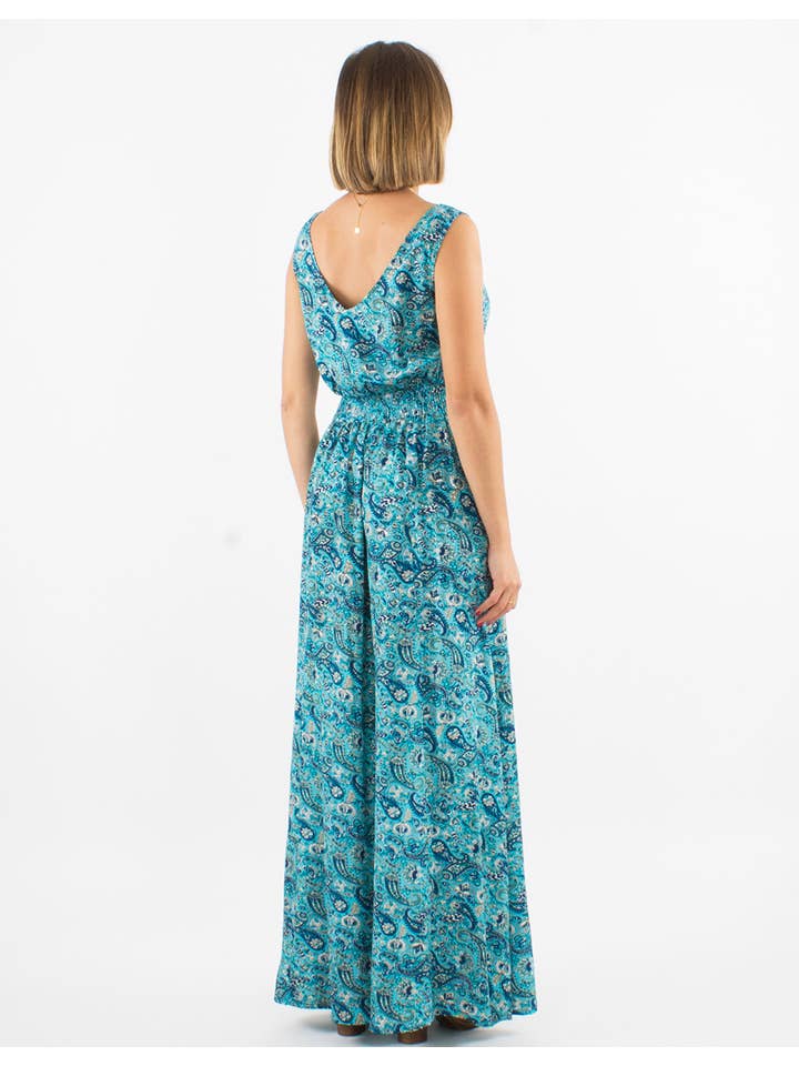 Coline - Wholesale Jurk - Dames - Coline mouwloze jurk met Cach-print van polyester1