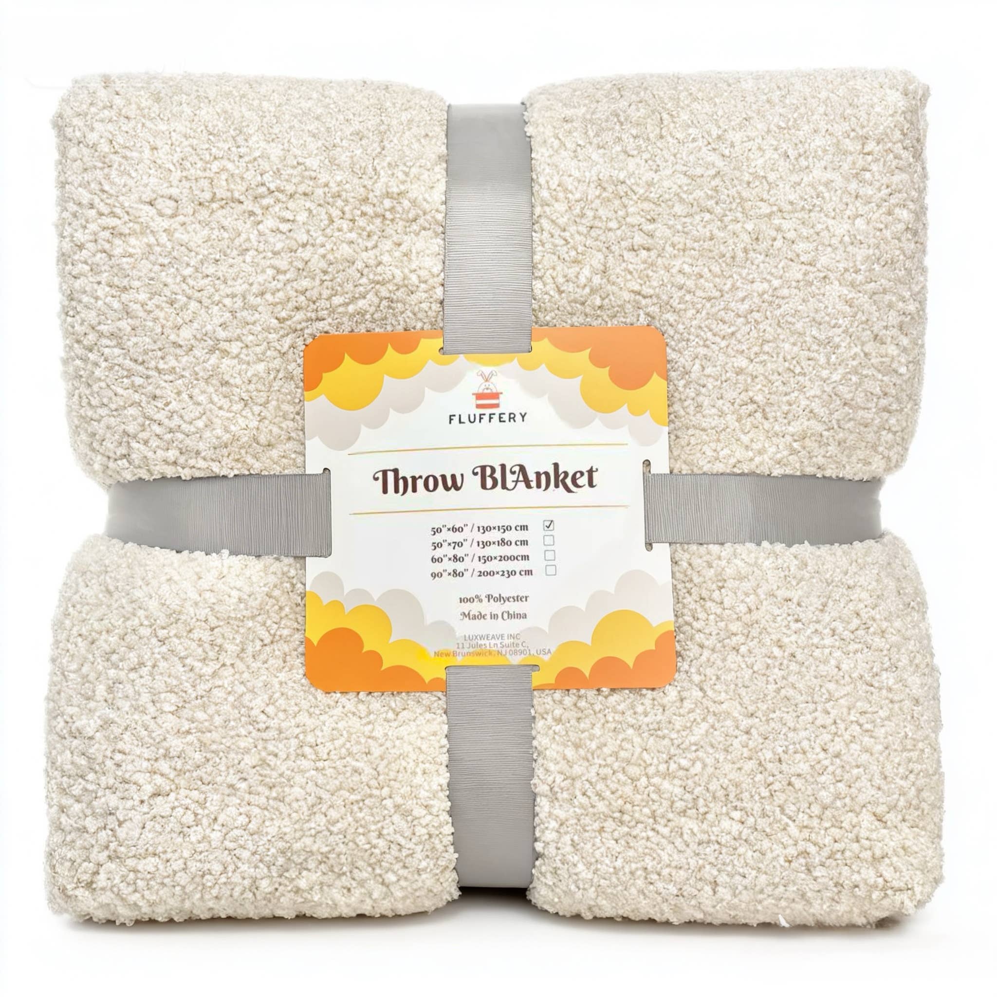 FLUFFERY - Vendita all'ingrosso Plaid - Plaid in pile a righe con trama a canali da 4 cm - ultra morbido14