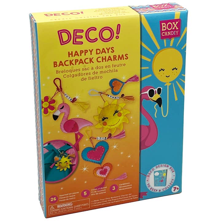 Happy Days Backpack Charms for wholesale by BOX CANDIY®