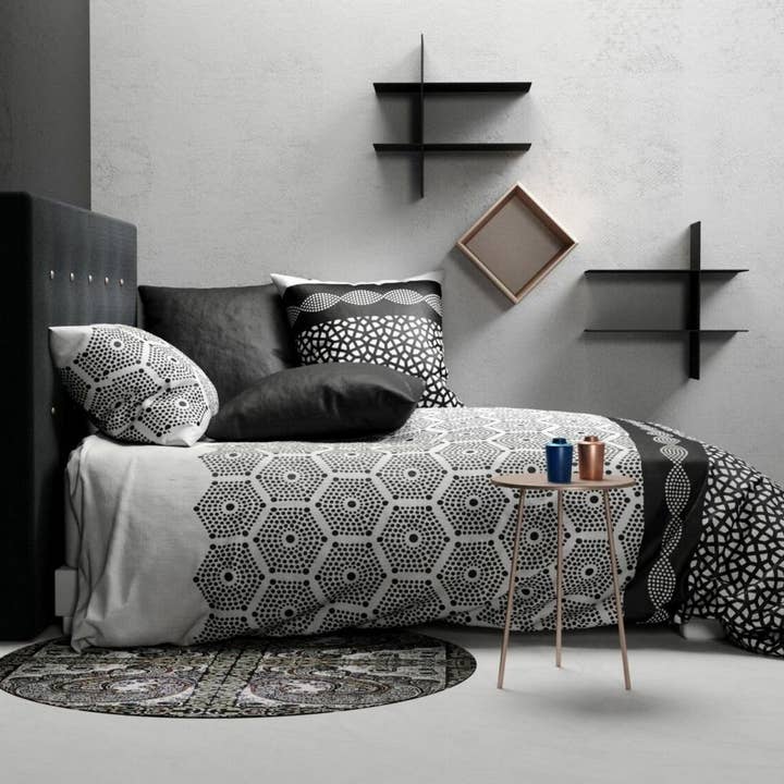 Housse de couette 220x240 + 2 taies 63x63 Coton Pavage pour la vente par Housse De Rêve