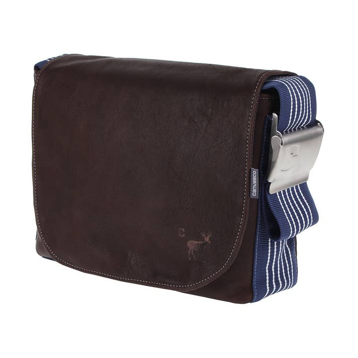 BAG L, Coleção Deer, azul-marinho, castanho por atacado de Canvasco GmbH