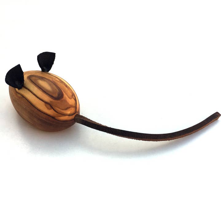 medina mood - Vente Jouet – chat - Souris de jeu pour chats Jouet pour chat en bois d'olivier2