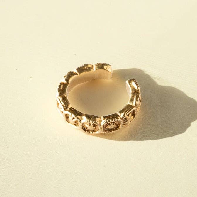 Persea Jewelry - Wholesale Band/Stacked Ring - Anillo Nit Oro3