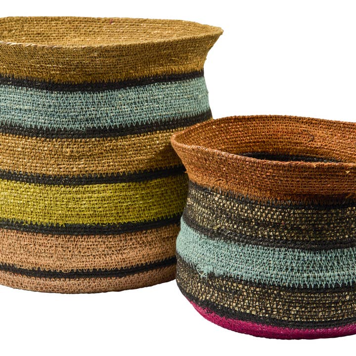 Botanique - Amphorenkörb-Set 1/2 farbig für den Großhandel von Novità Home