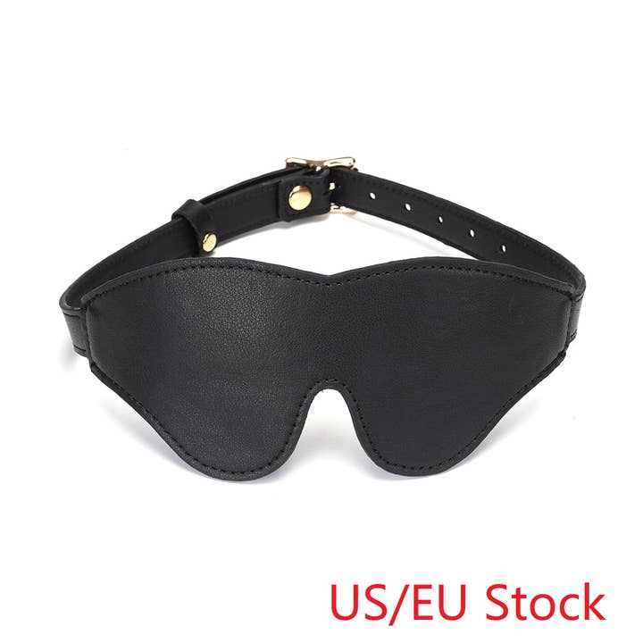 Dark Secret - Leather Blindfold for wholesale by Liebe Seele