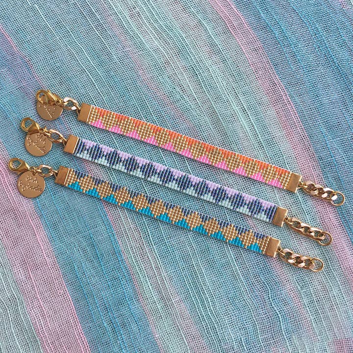 Handmade Skinny Soleil Beaded Bracelet for wholesale by Shh by Sadie